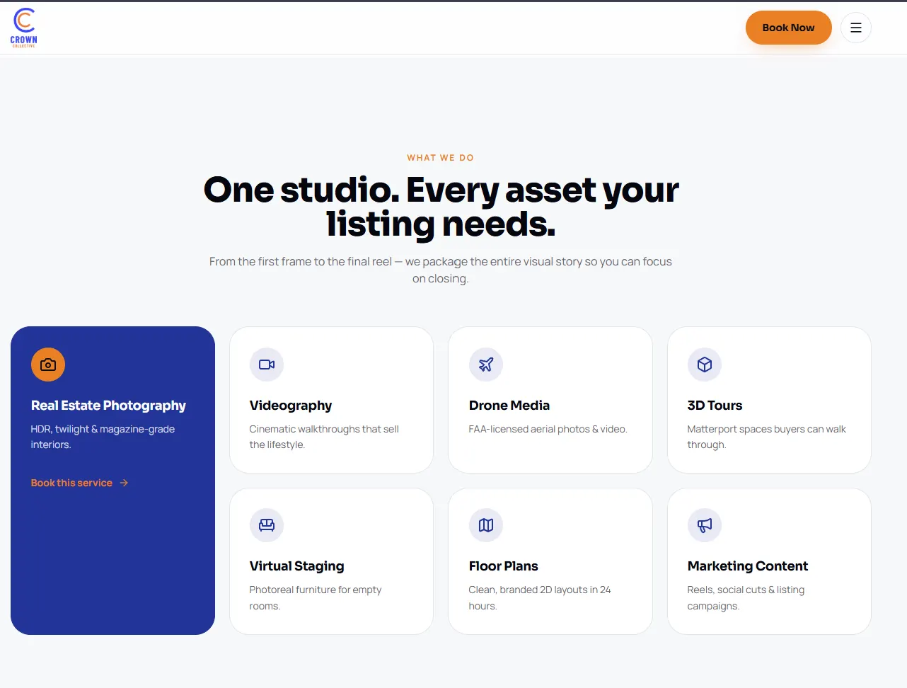Crown Collective Real Estate Website — screen 4