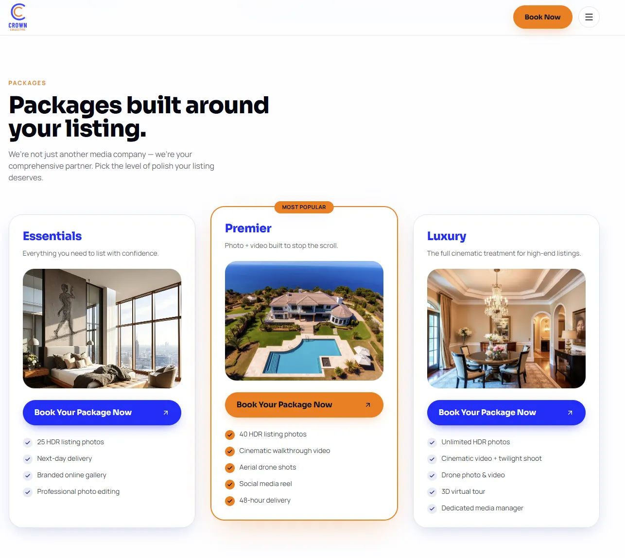 Crown Collective Real Estate Website — screen 6
