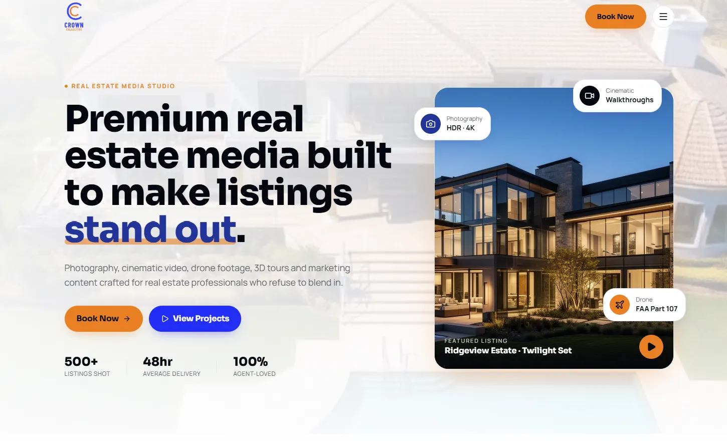 Crown Collective Real Estate Website — screen 1